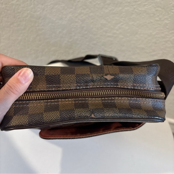 Louis Vuitton Olav PM Ebene Brown Damier Crossbody Shoulder Bag - Picture 9 of 15
